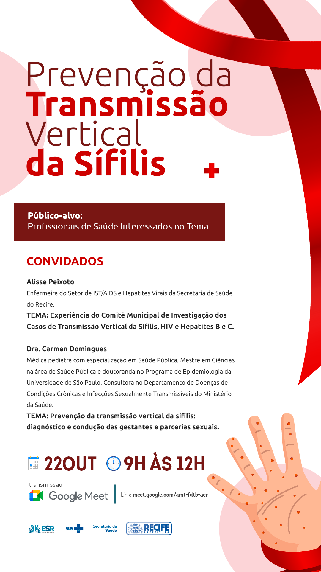 WEBINAR: "Prevenção Da Transmissão Vertical Da Sífilis” | Escola De ...